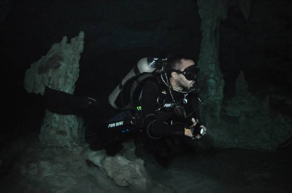 Nosso inesquecível mergulho no Gran Cenote, na região de Tulum, no Yucatán, sul do México (foto de Luis Leal)